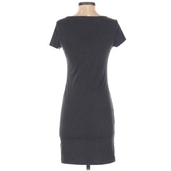 Short Sleeve Gray Dress - Picture 2 of 4
